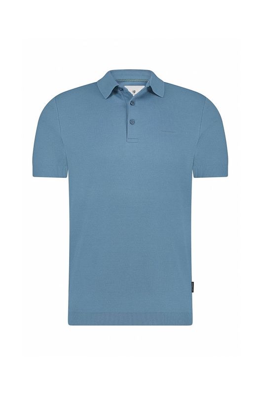 State of Art Poloshirt Knitted SS grijsblauw:uni 47115032