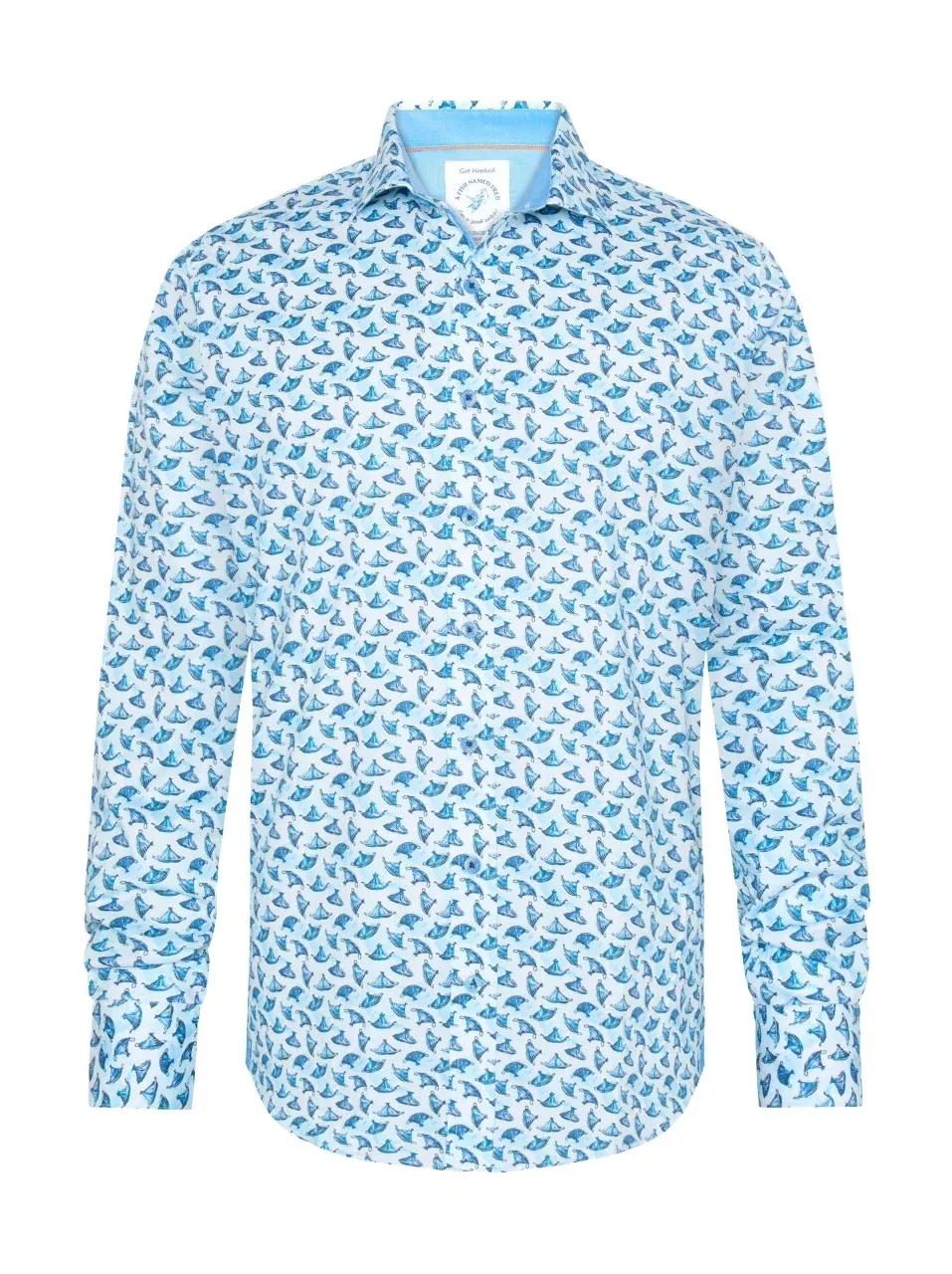 A fish named Fred Shirt tajine Blauw 31.001