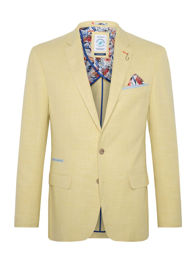 A fish named Fred Blazer structure Gold Yellow 31.104