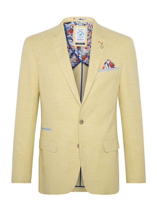 A fish named Fred Blazer structure Gold Yellow 31.104