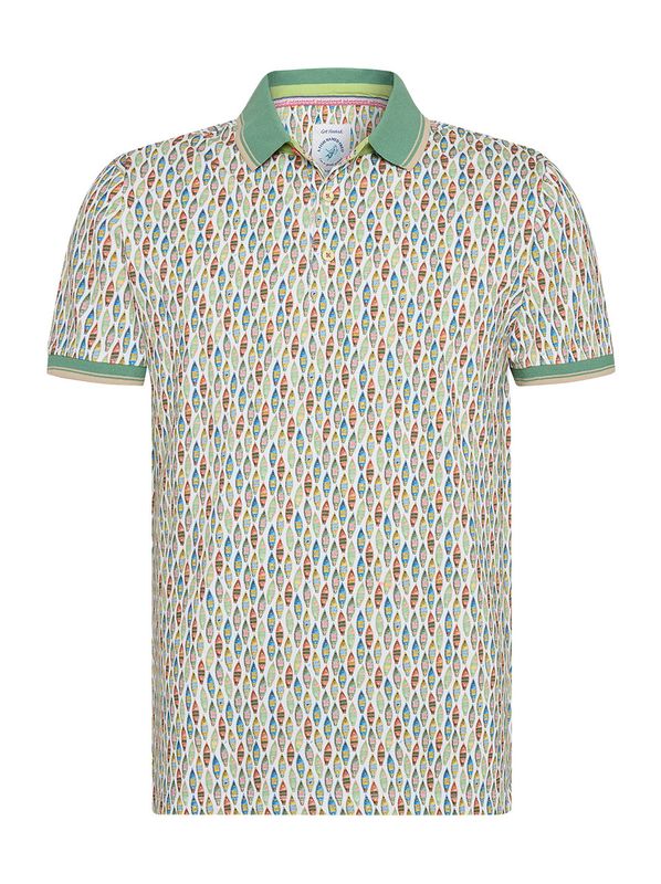 A fish named Fred Polo boat Multi Color Green 31.307