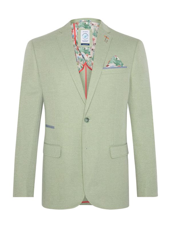 A fish named Fred Blazer pique Light Green 31.106