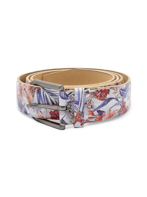 A fish named Fred MELIK X FRED belt floral Multi Color Coral 31.707