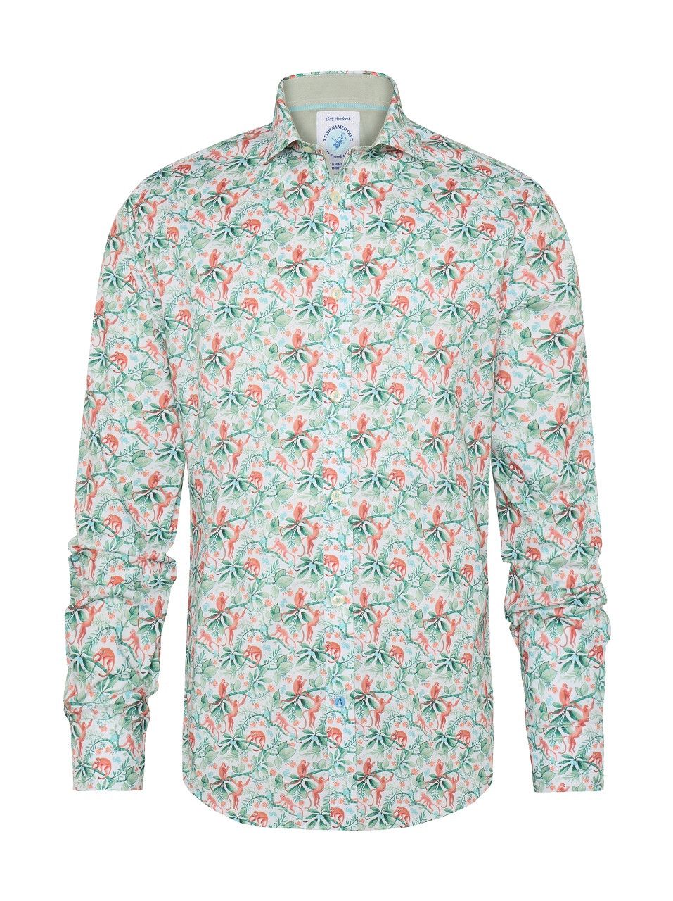 A fish named Fred Shirt monkey Light Green 31.010