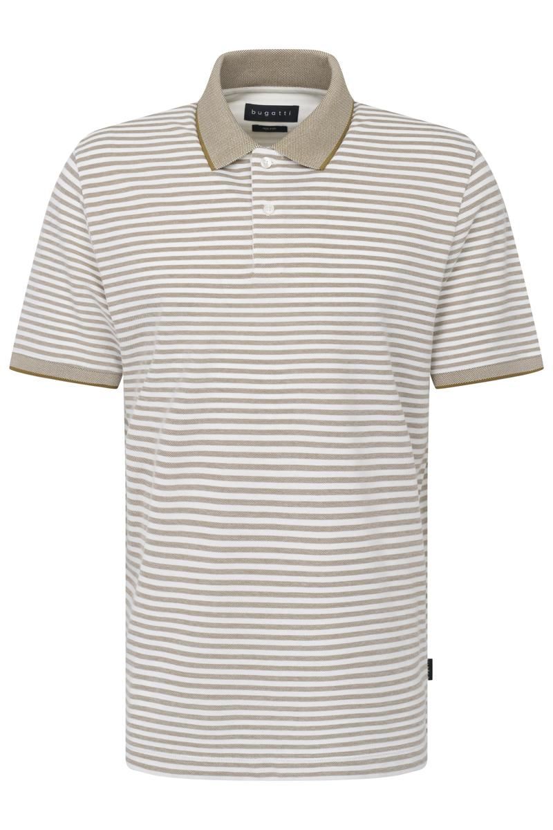 Bugatti HERREN POLO 1/2 ARM taupe 75092C 8150