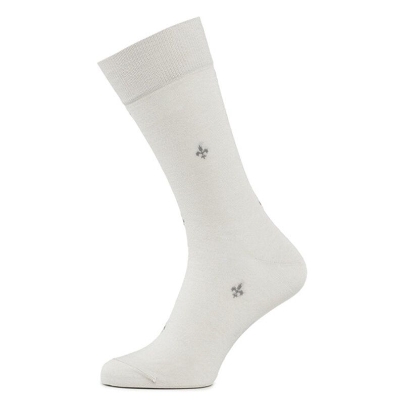 Carlo Lanza Fleur de Lis katoenen herensokken Za Dark Petrol 500-89