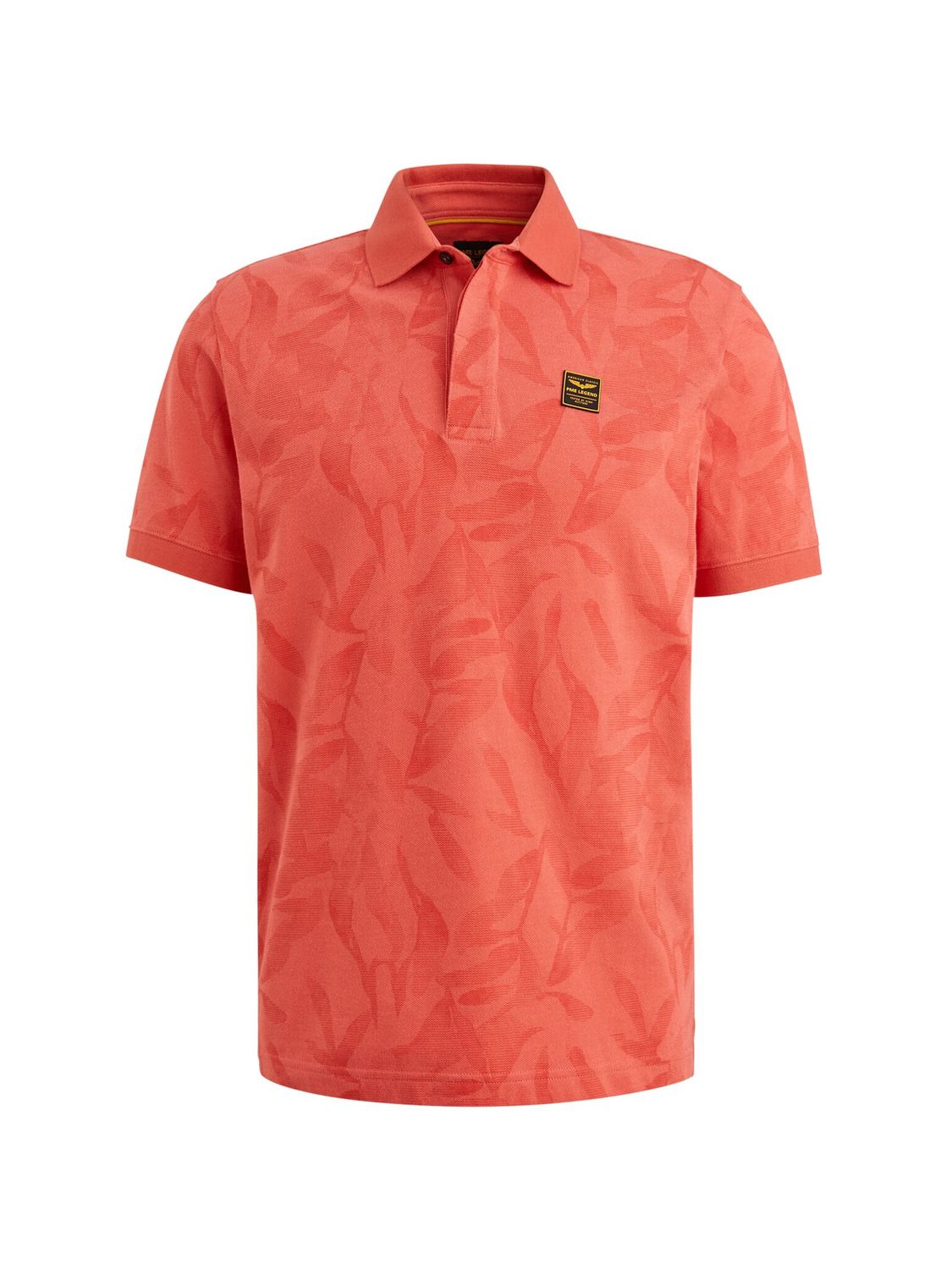 PME Legend Short sleeve polo two tone pique p Porcelain Rose PPSS2504851