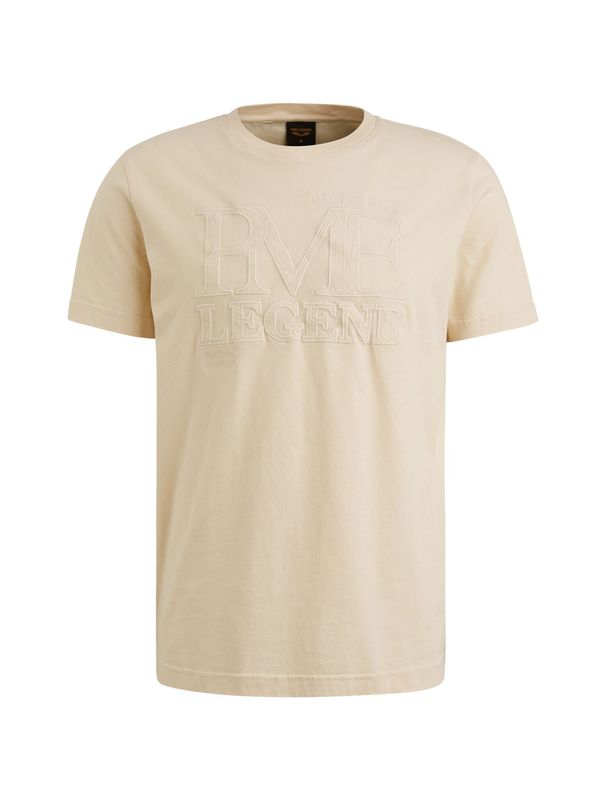 PME Legend Short sleeve r-neck single jersey Bone White PTSS2504592