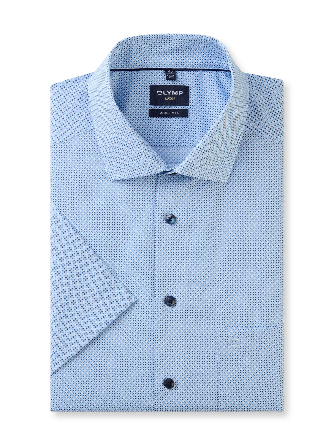 Olymp Overhemd Blauw 126472
