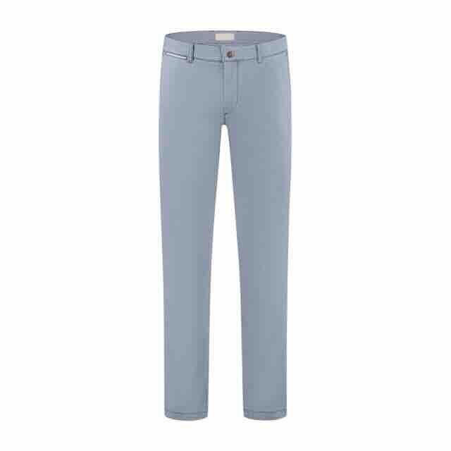 Com4 Trousers Modern Chino Collection Medium Blue 21282101