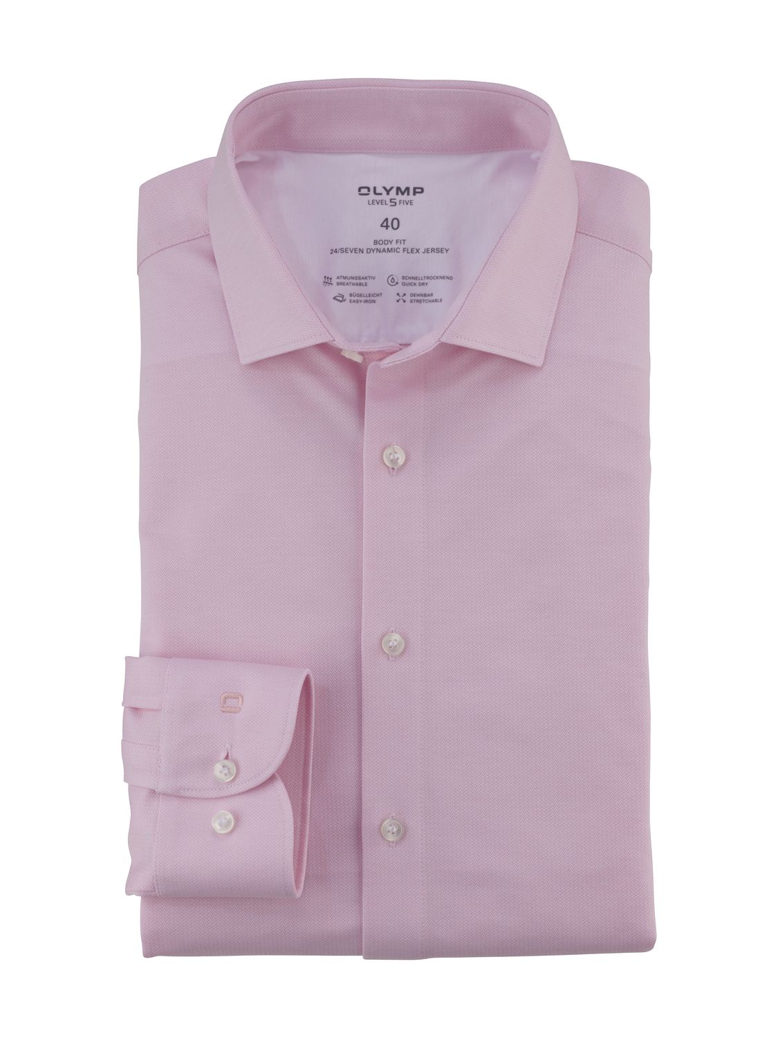 Olymp Overhemd Roze 20896430