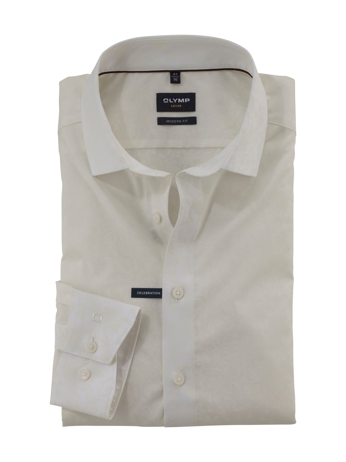 Olymp Overhemd Beige 1306.74