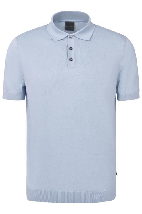 Bugatti HERREN POLO 1/2 ARM blaugrau 75522C 7100