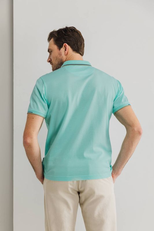 State of Art Poloshirt Pique SS P mintblauw:uni 46115471