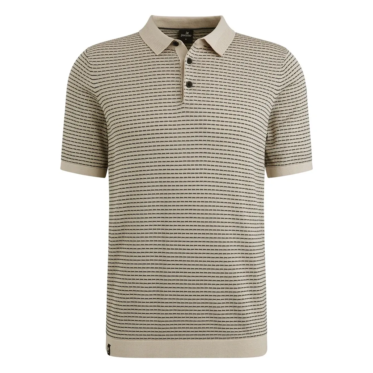 Vanguard Short sleeve polo cotton modal Silver Lining VPSS2504860
