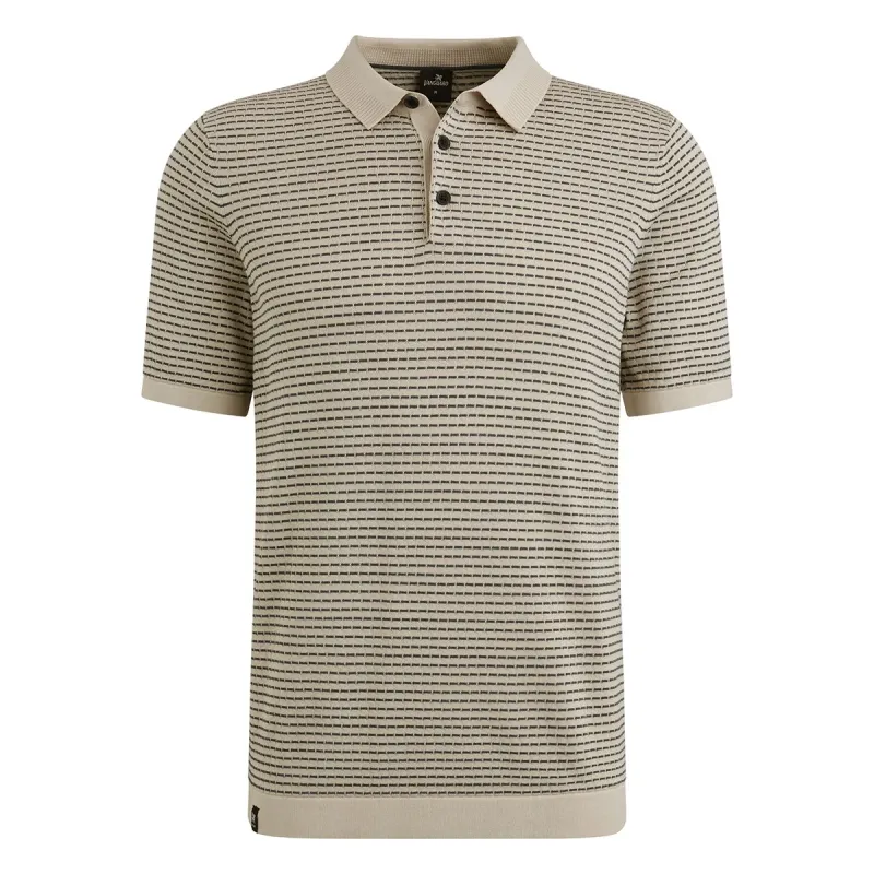 Vanguard Short sleeve polo cotton modal Silver Lining VPSS2504860