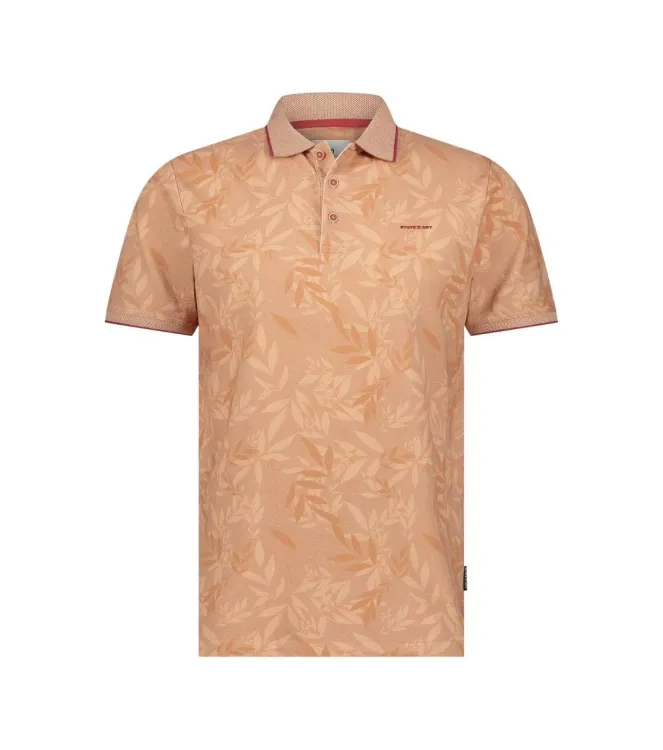 State of Art Poloshirt Pique SS P Mango:brique 46415413