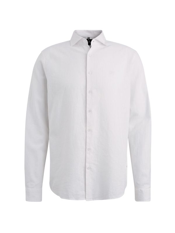 Vanguard Long Sleeve Shirt Linen Cotton ble Bright White VSI2504250