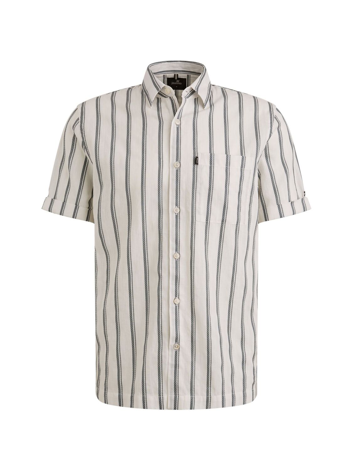 Vanguard Short Sleeve Shirt Dobby stripe Cloud Dancer VSIS2504261