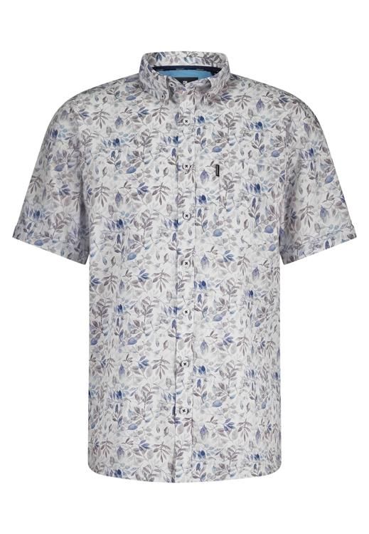 State of Art Shirt SS Print Popli grijsblauw:wit 26415910