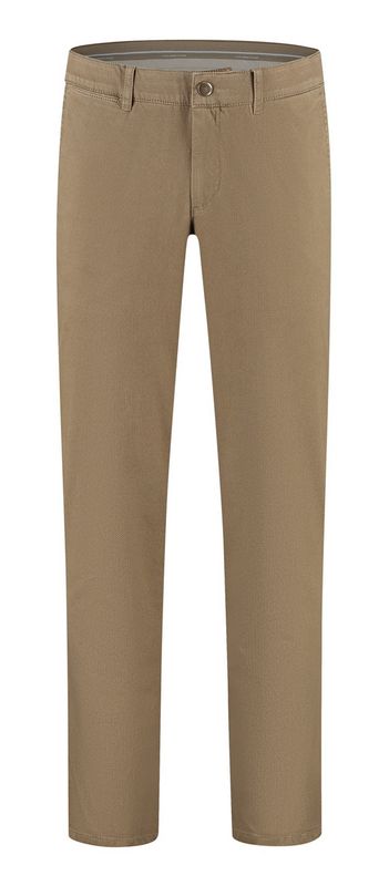 Com4 Trousers Modern Chino Collection Dark Beige 21282120