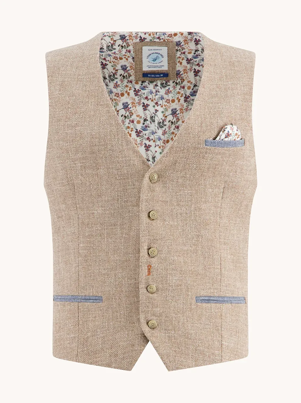 A fish named Fred Waistcoat structure Sand 32.132