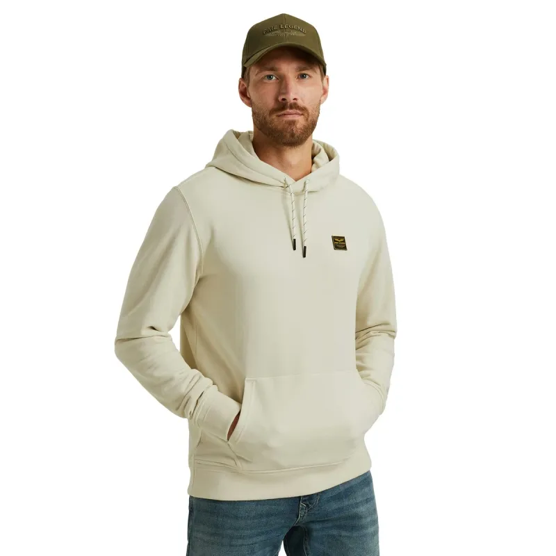 PME Legend Hooded 3t cross terry Bone White PSW2508421