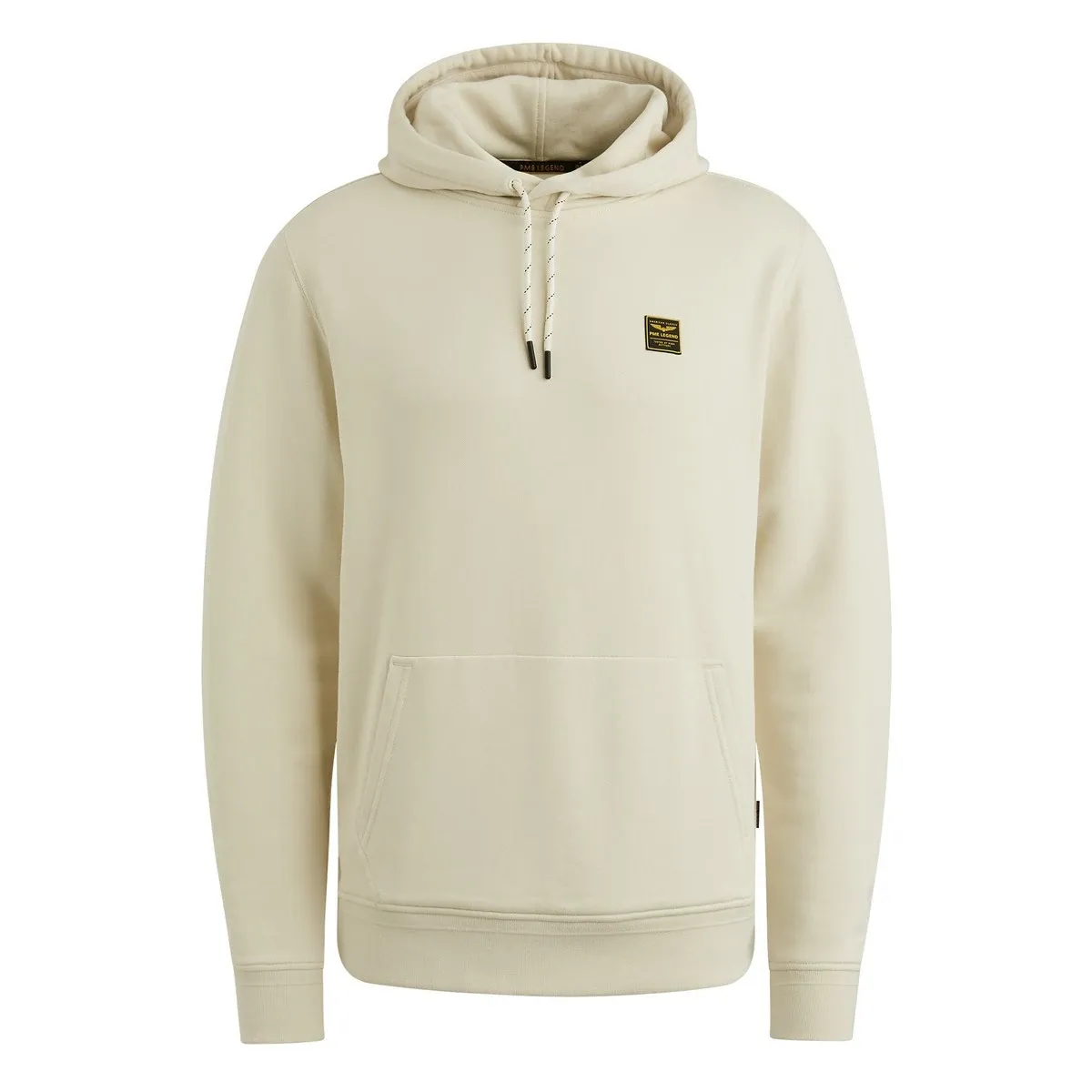 PME Legend Hooded 3t cross terry Bone White PSW2508421