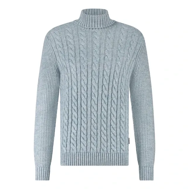 State of Art Pullover Col Plain grijsblauw:kit 15125061
