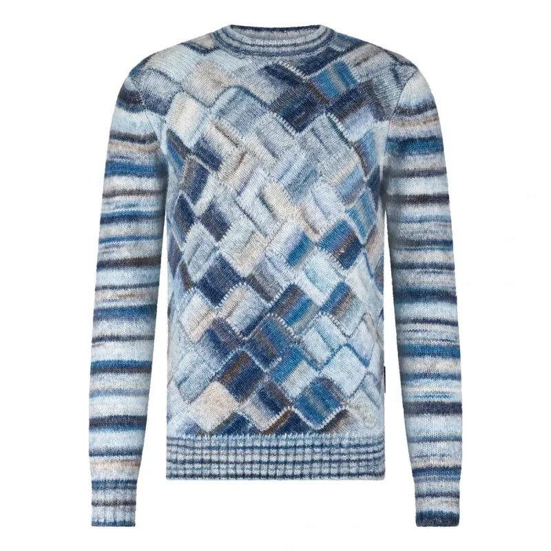 State of Art Pullover Crew-Neck F grijsblauw:kit 11525127