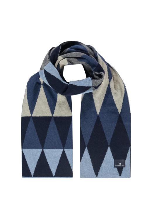 State of Art Shawl Printed kobalt:donkerblauw 82425871