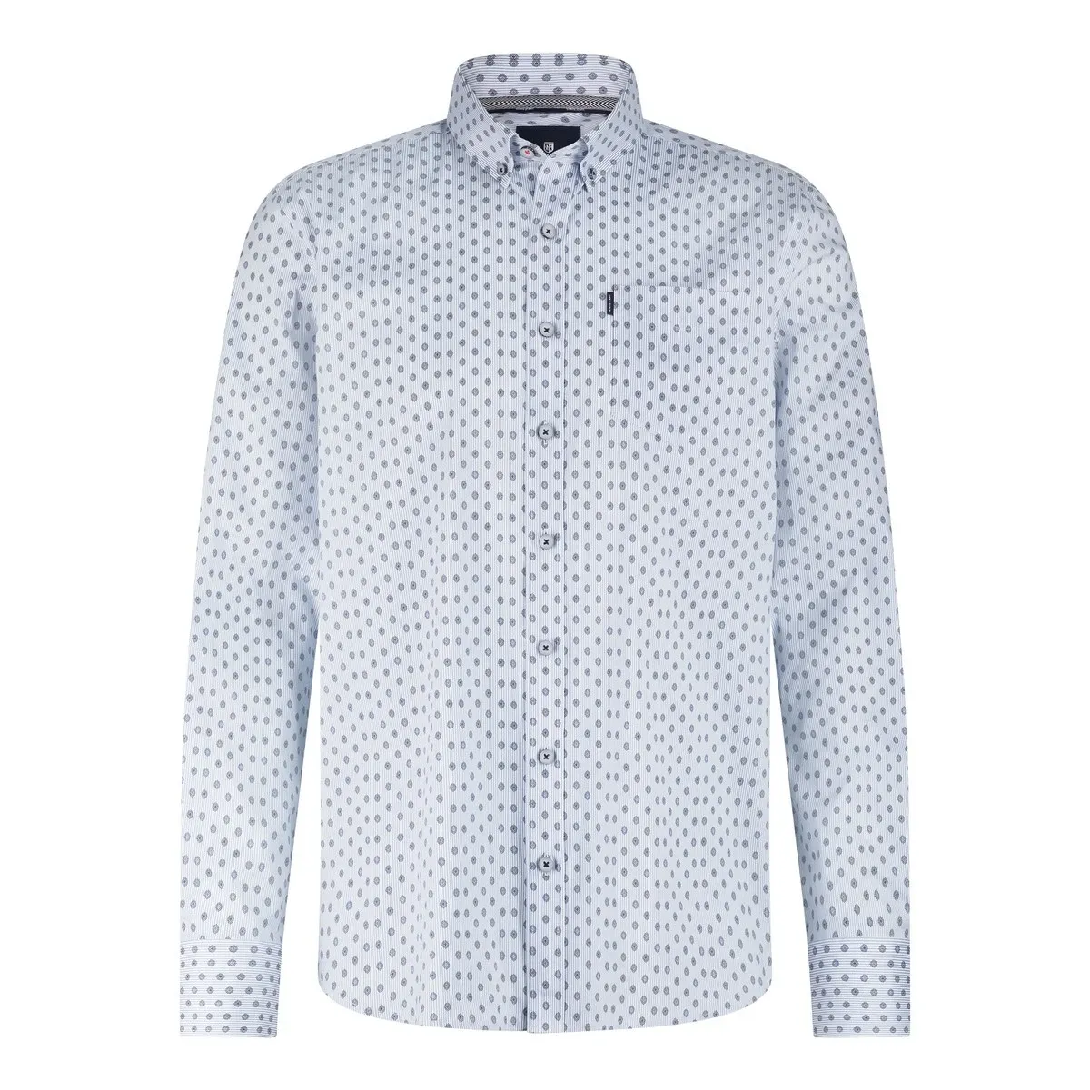 State of Art Shirt LS Striped Pop grijsblauw:wit 21225244