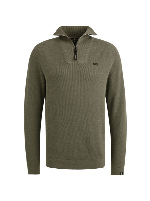 Vanguard Half zip collar cotton structure Tea Leaf VKW2508307