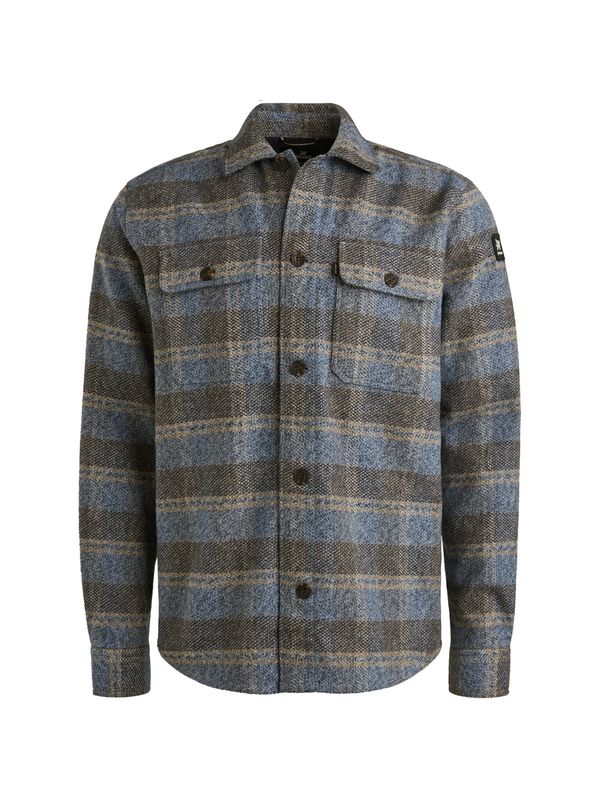 Vanguard LONG SLEEVE SHIRT Check Brushed Mo Bering Sea VSI2509233