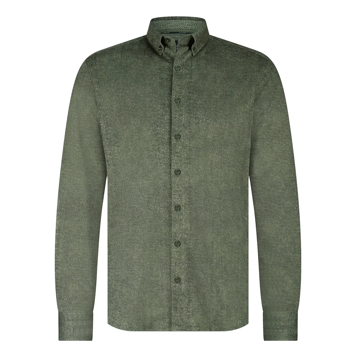 State of Art Shirt LS Print Jerse bladgroen:mosgroen 21425287
