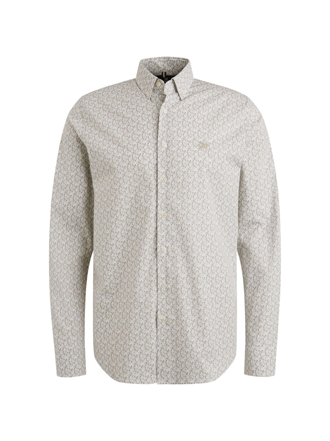 Vanguard Long Sleeve Shirt Print on Poplin Bright White VSI2508202