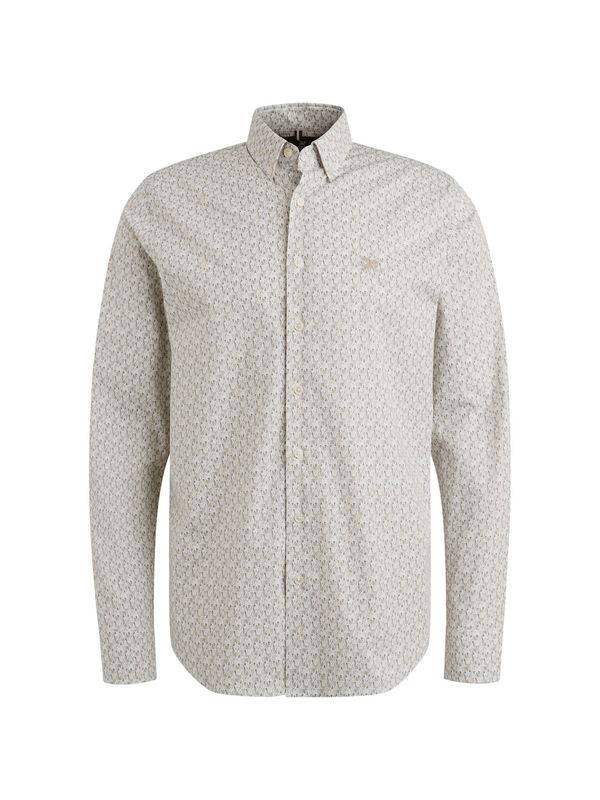 Vanguard Long Sleeve Shirt Print on Poplin Bright White VSI2508202