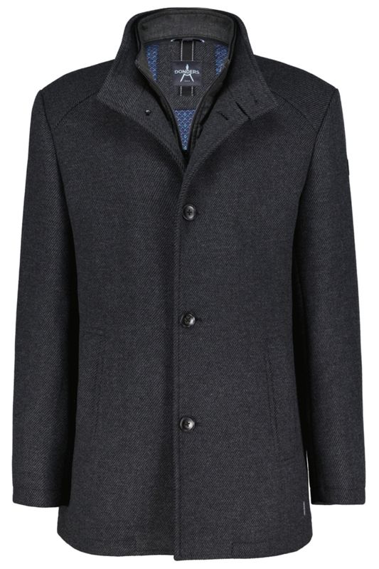 Donders Wooddown Wool Coat Graphite 21807.3