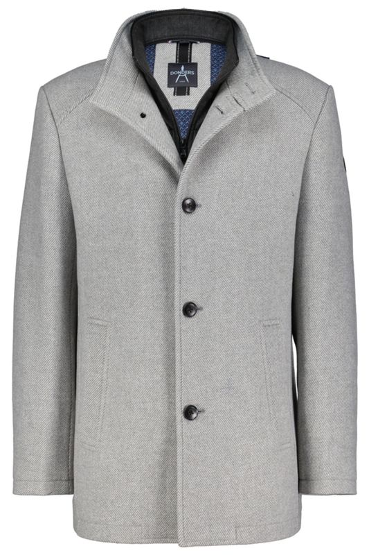 Donders Wooddown Wool Coat Light Grey 21807.3