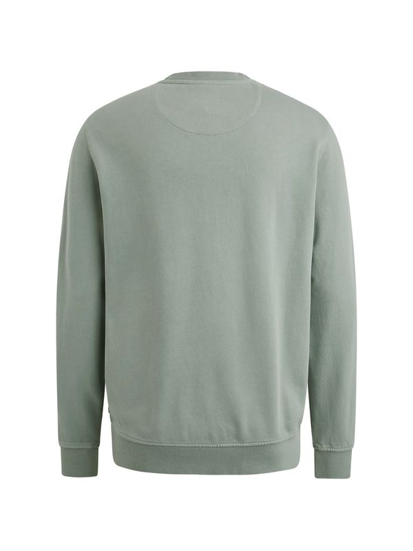 PME Legend Crewneck terry garment dyed Silver Blue PSW2508430