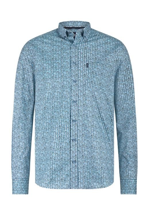 State of Art Shirt LS Print - Pop grijsblauw:wit 21425275