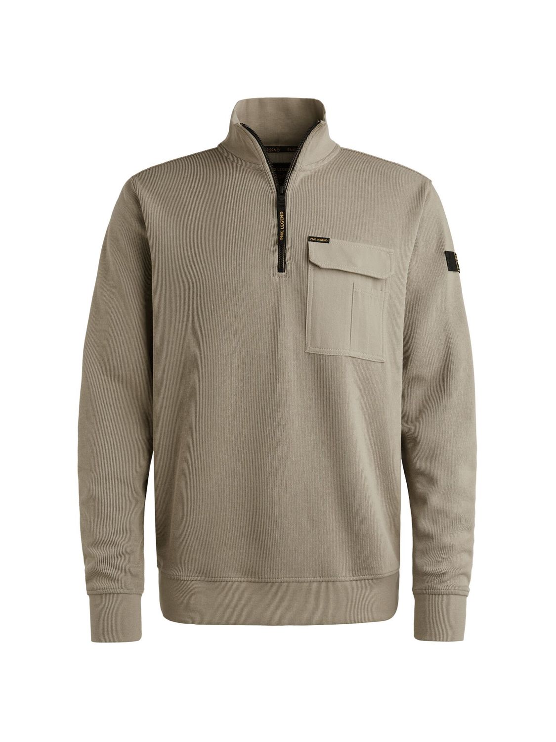 PME Legend Half zip collar knit look jersey Seneca Rock PSW2509457