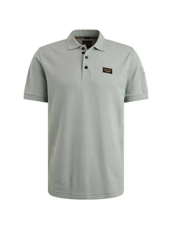 PME Legend Short sleeve polo American Classic Silver Blue PPSS2508899