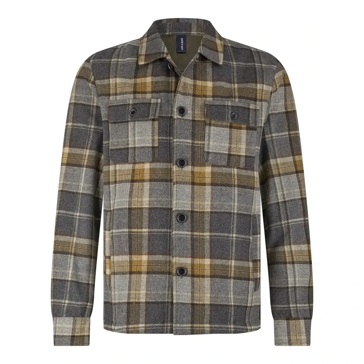 State of Art Overshirt Long Sleev middengrijs:bruin 22525829