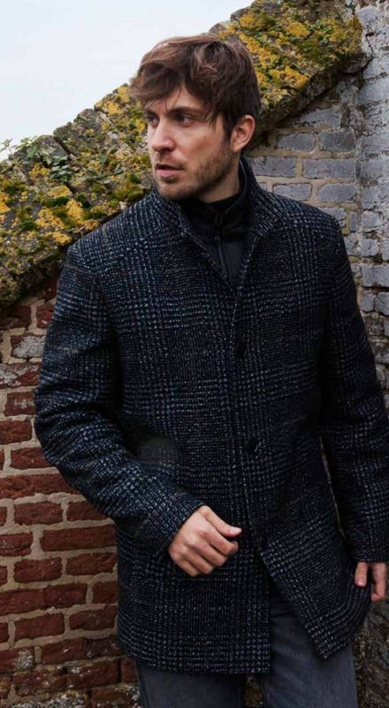 Donders Wool Coat Anthracite 21956