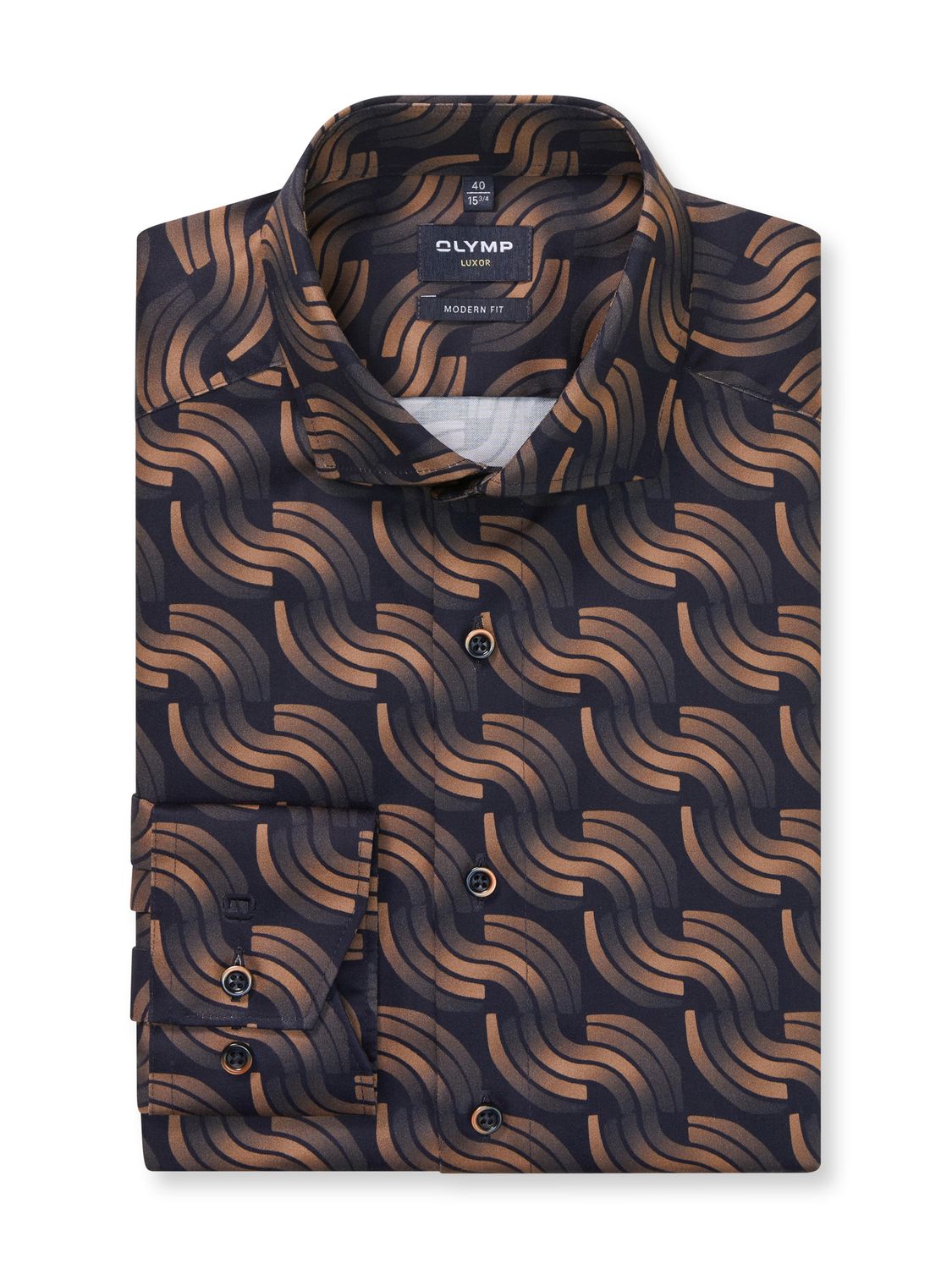 Olymp 128884-Hemden nachtblauw 128884