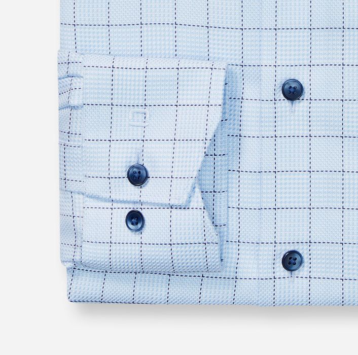 Olymp Overhemd ruit Blauw 131884
