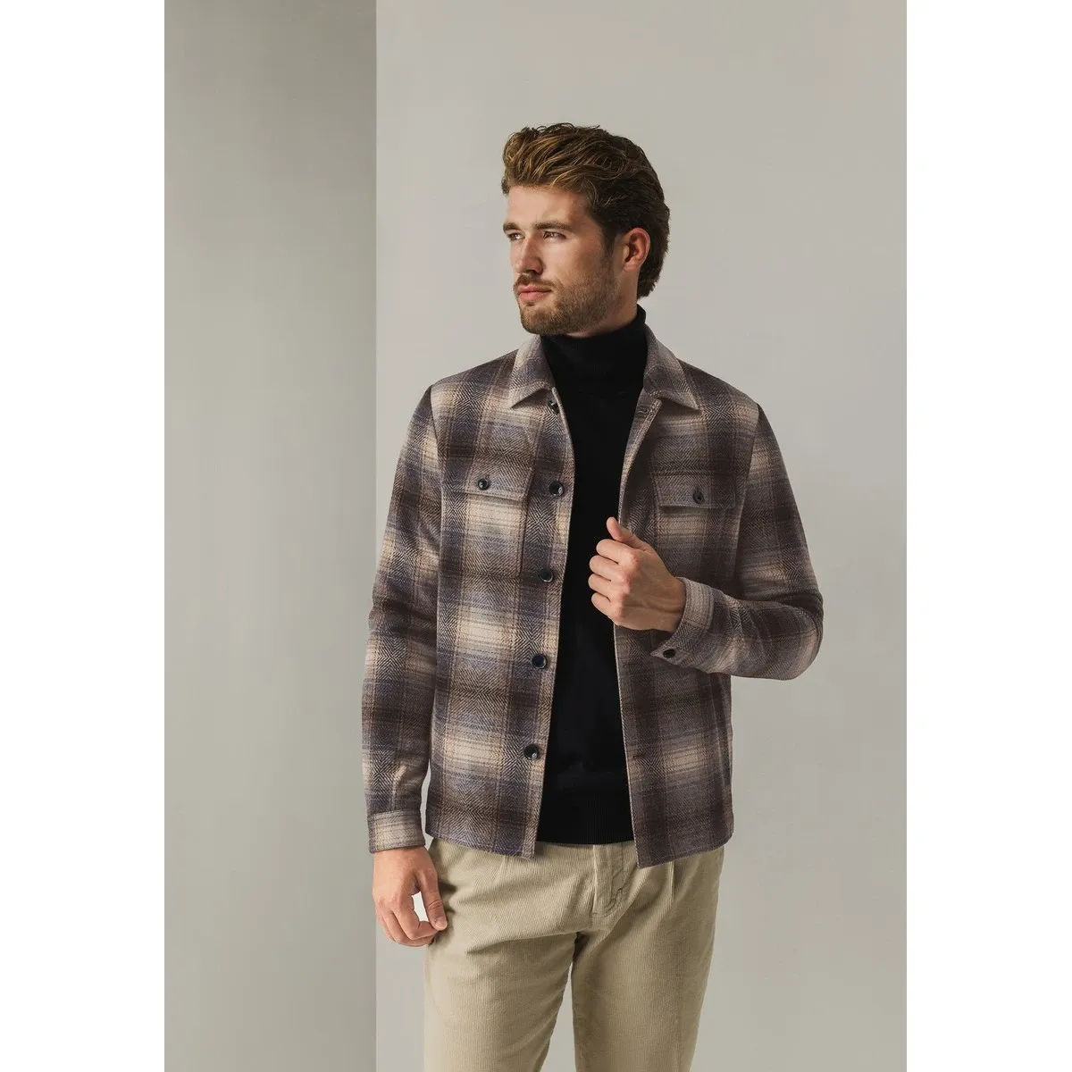 State of Art Overshirt Long Sleev donkerblauw:kit 22525838