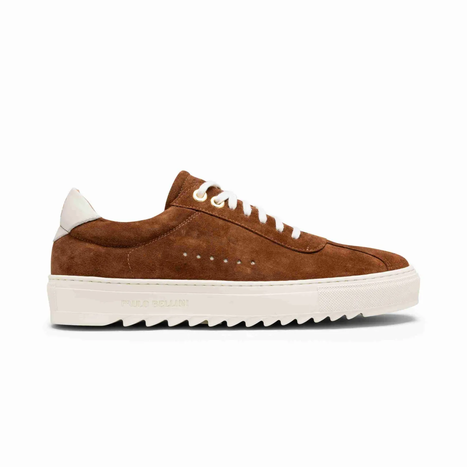 Paulo Bellini Sneaker Camel Fabrica Vitelo Cuero Savage
