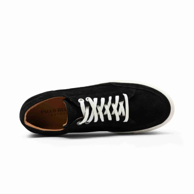 Paulo Bellini Sneaker Zwart Sneaker Dolo Black Suede